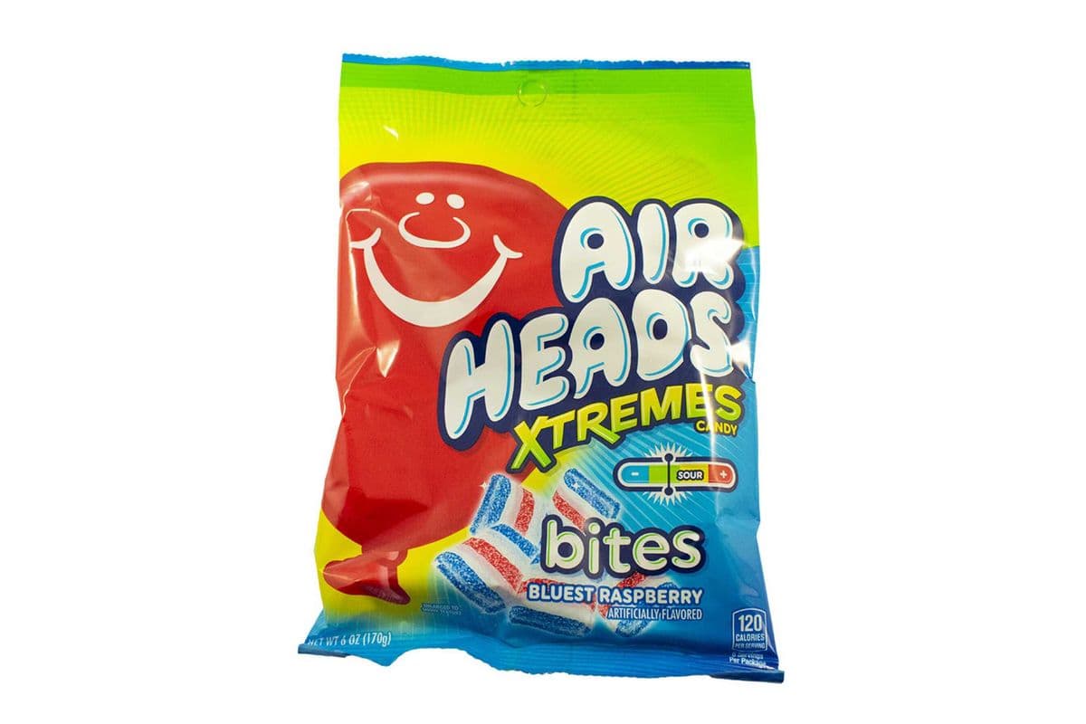 Air Heads Xtremes Bite Blue Raspberry 170g-US
