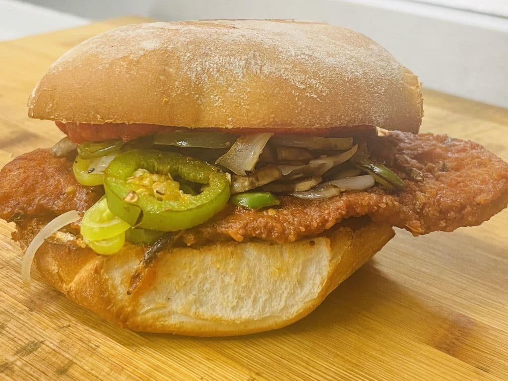 SPICY CHICKEN ON A BUN