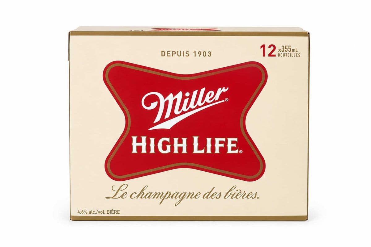 Miller High Life (12 x 355ml Bottles)