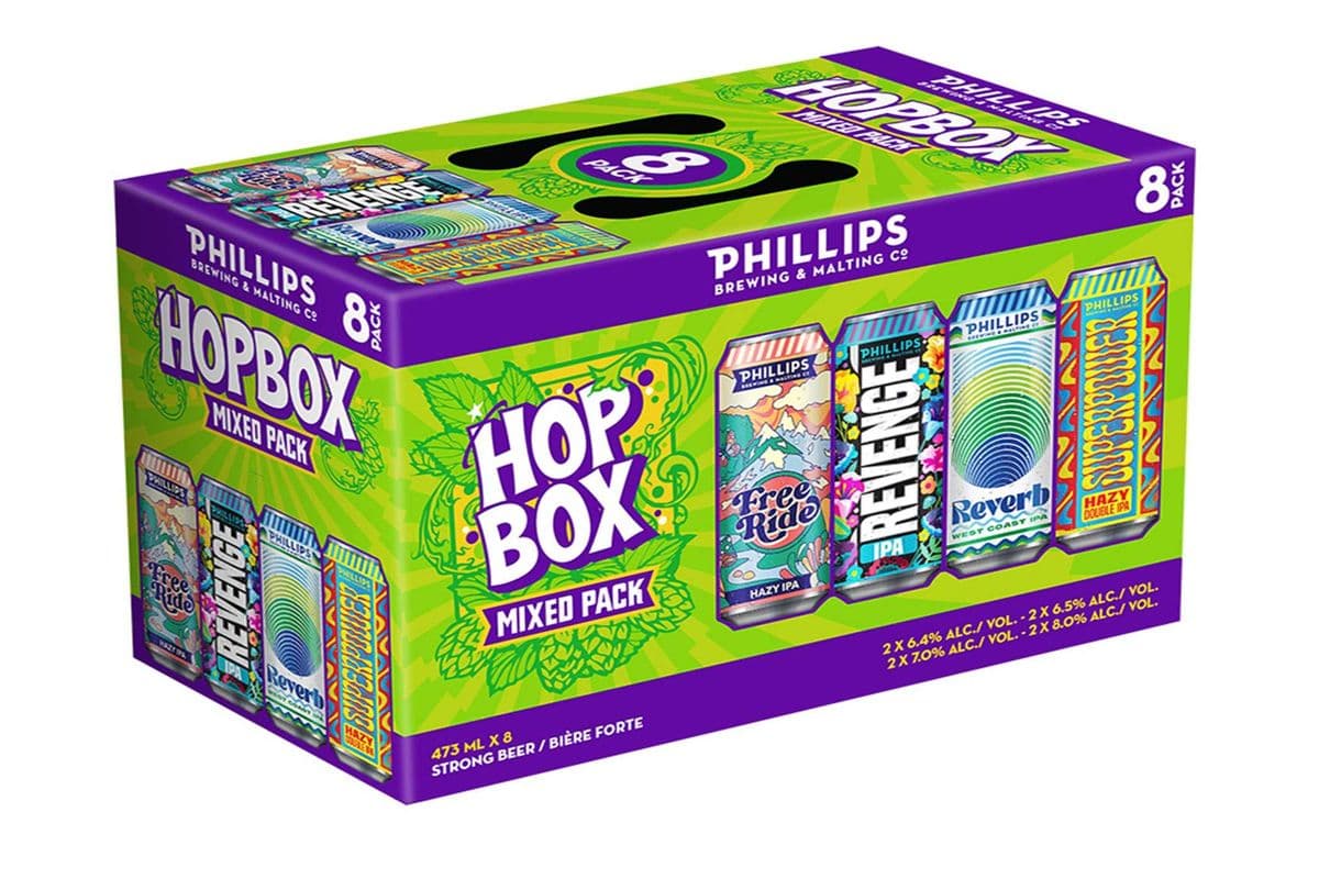 PHILLIPS HOP BOX MIX PACK 8 CANS (8 x 473 ML)