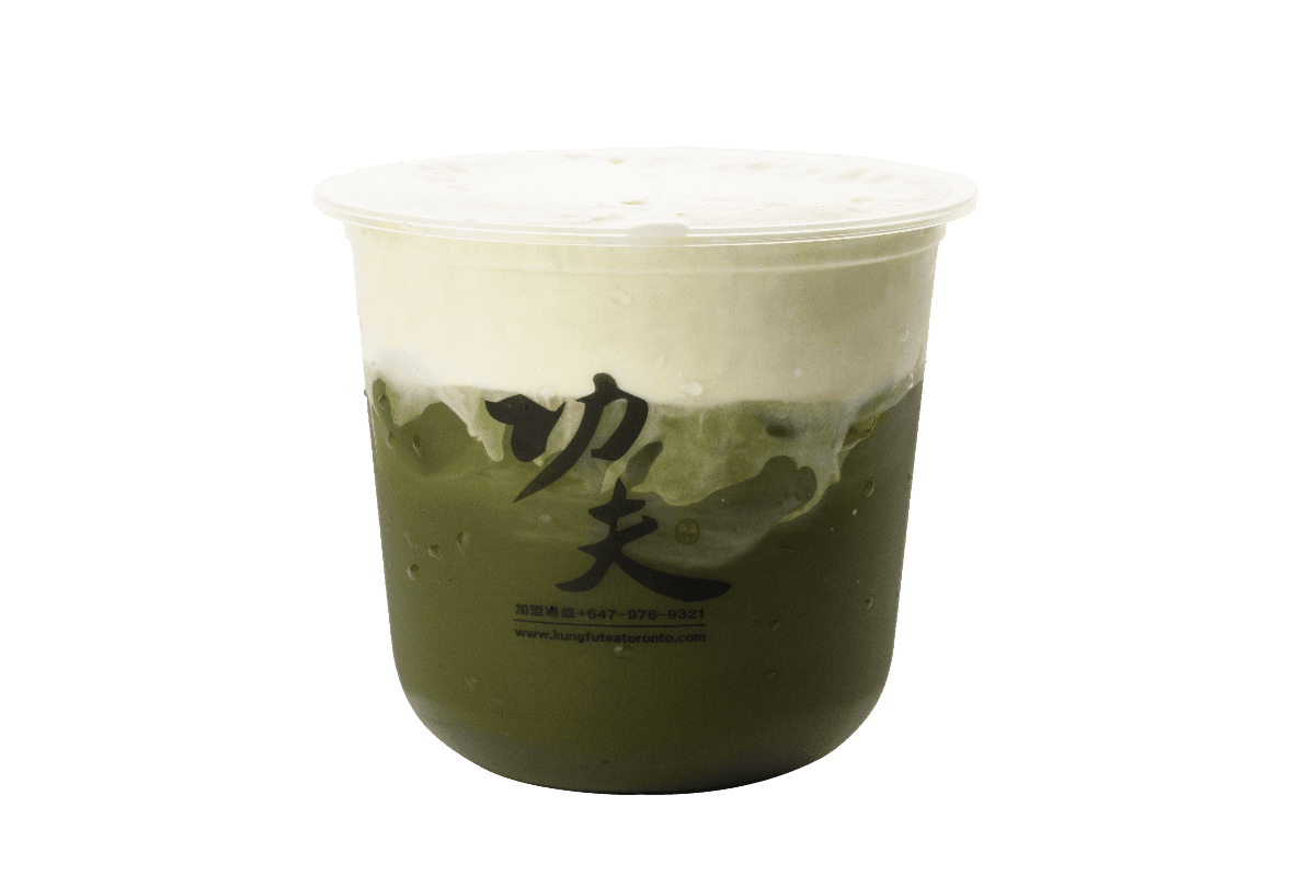 Cheese Milk Foam with Matcha (Large)
