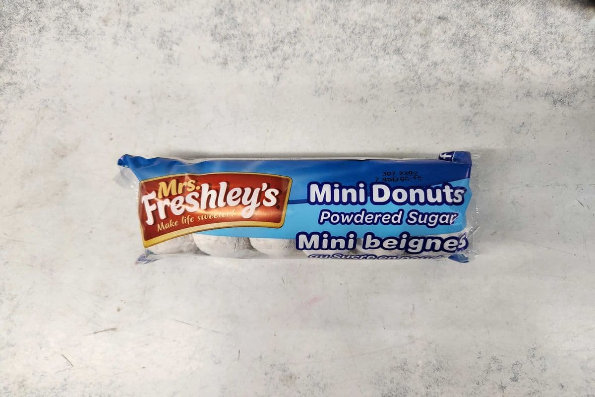 Mrs. Freshley's Mini Powdered Sugar Donuts
