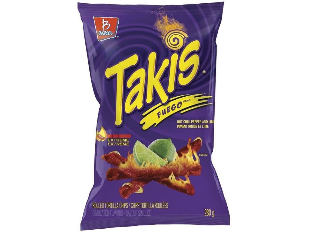Takis Fuego Spicy Rolled Tortilla Chips 280g