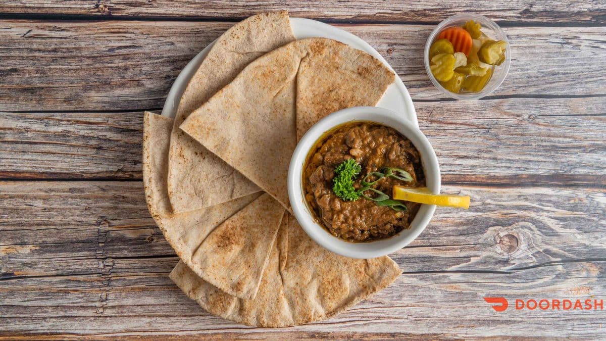 Tasty Ful Bowl & Fresh Balady Bread