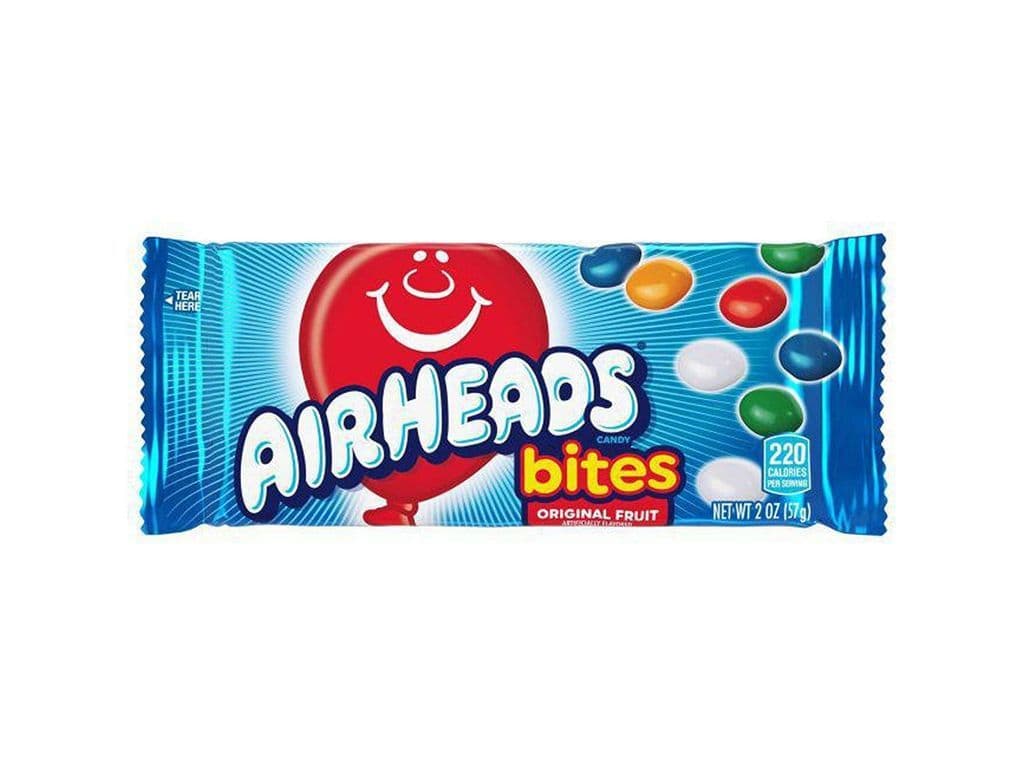 Airheads Bites Assorted Rainbow Candy Bag 57g