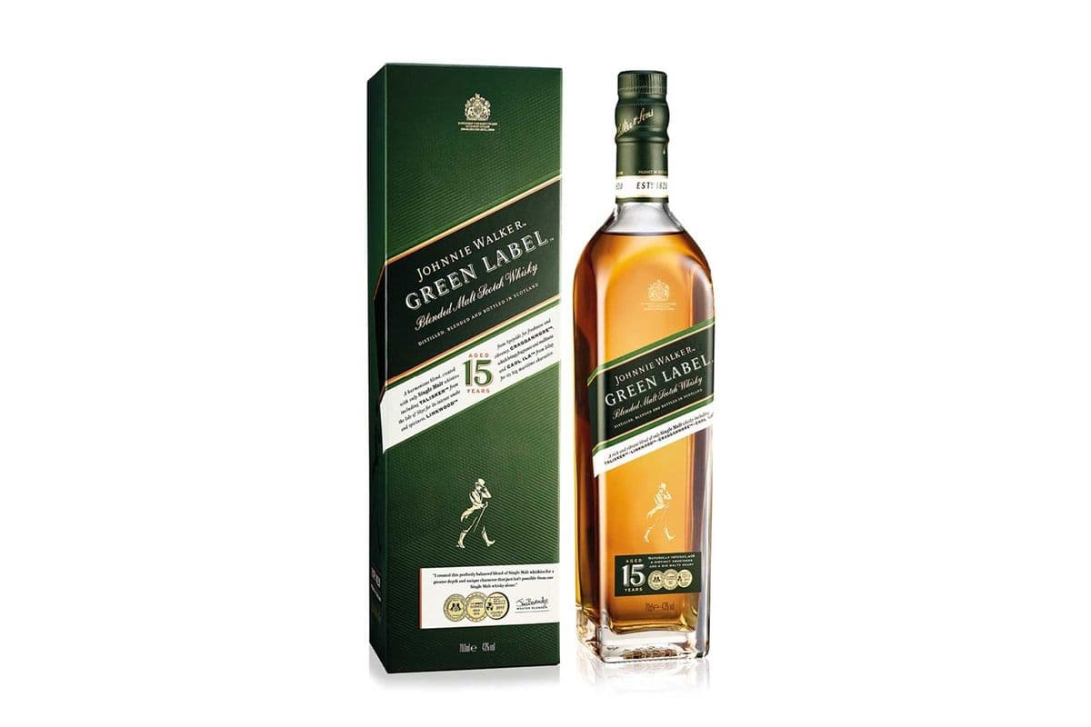 770088. JOHNNIE WALKER GREEN LABEL (1 x 750ML)