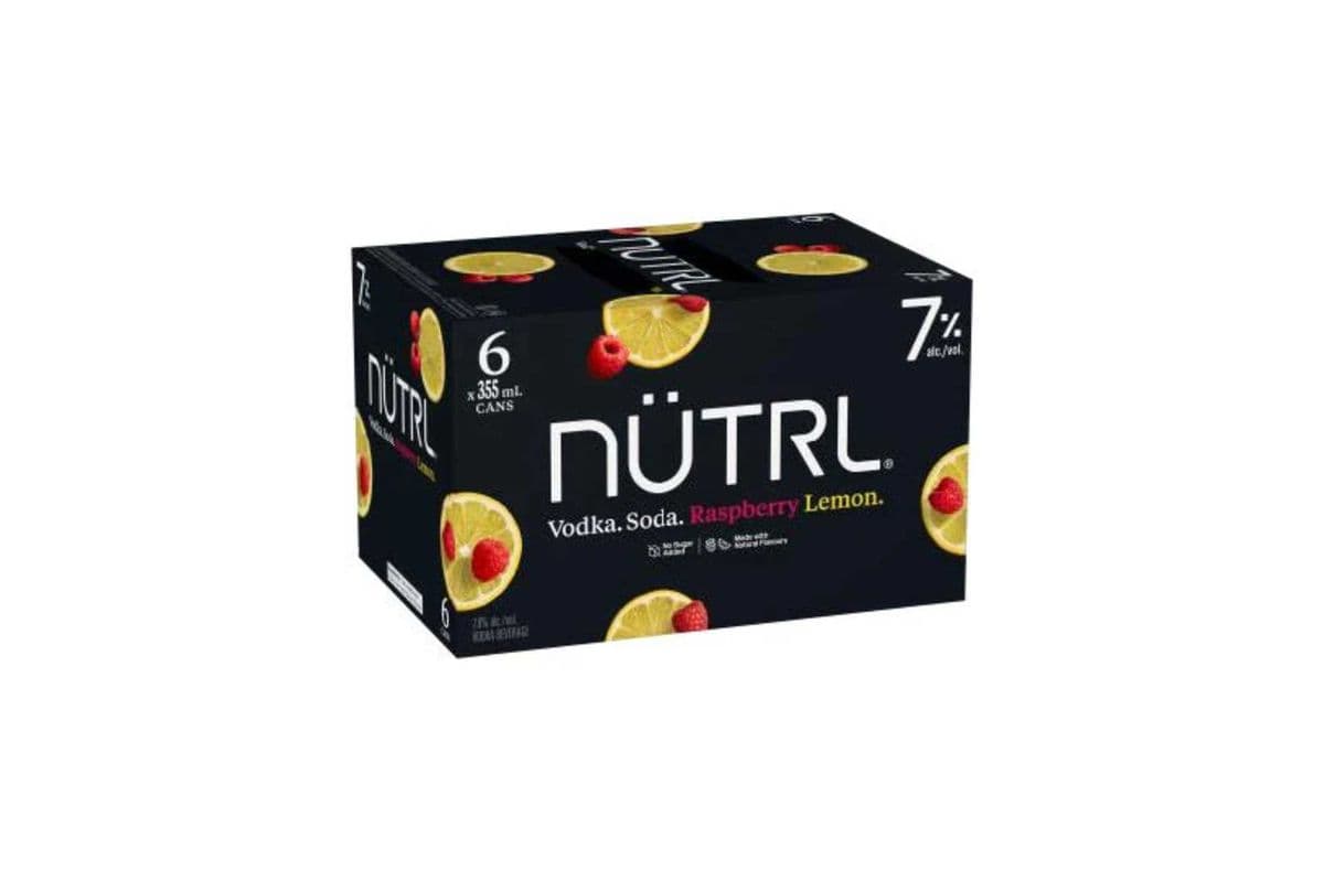Nutrl 7 Raspberry Lemon (6 x 355ml Cans)