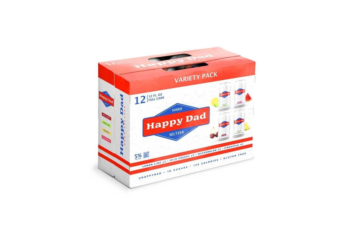 HAPPY DAD HARD SELTZER VARIETY PACK (12 x 355ml)