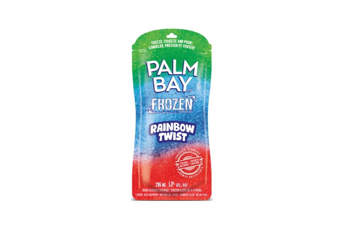 Palm Bay Rainbow Twist 296mL Frozen Pouch (1 x 296ml)