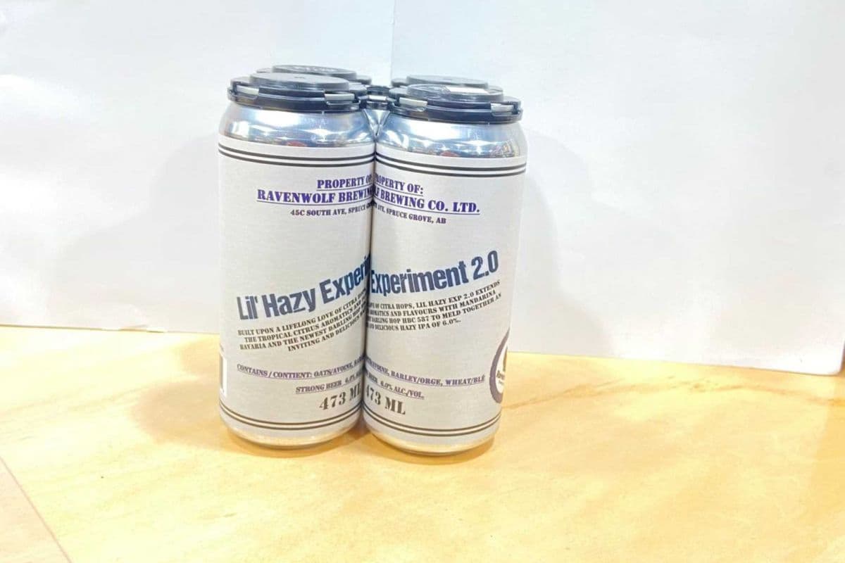 RAVEN LIL HAZY EXPERIMENT2.0 473ML 4 CAN (1 x 4x473 ML)