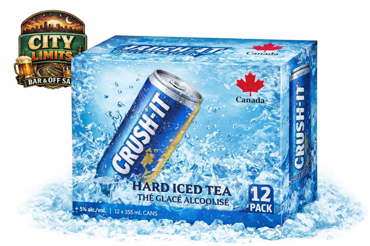 Crush-It Hard Iced Tea (12 x 355ml)