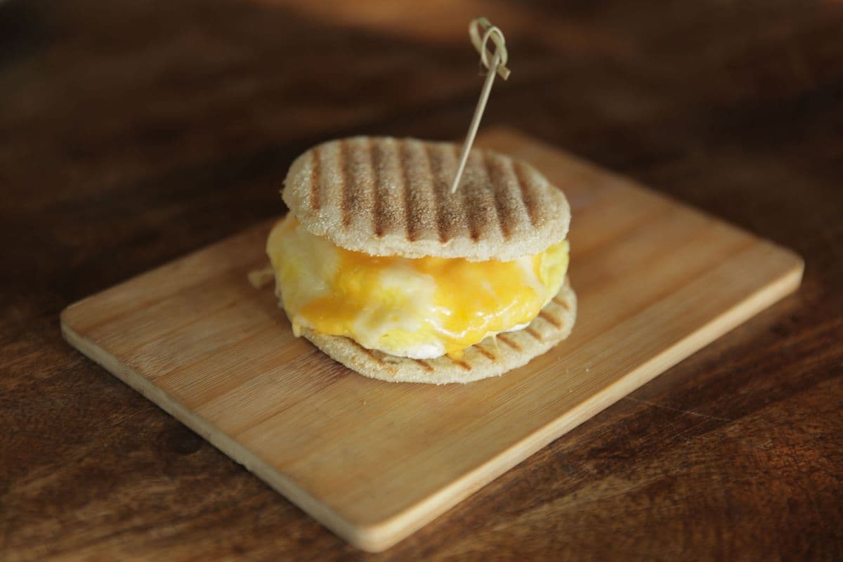 English Muffin Egg and Cheese