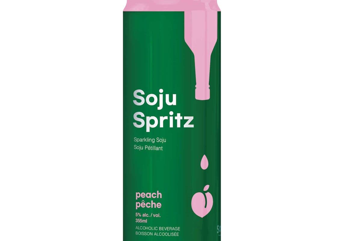 Soju Spritz White Peach (1 x 355 ml)