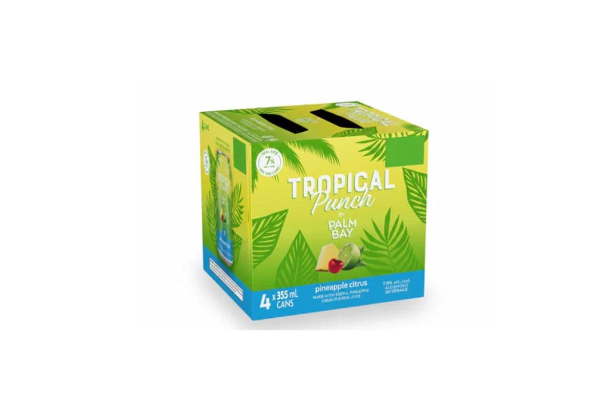 Palm Bay Pineappple Citrus Tropical Punch (4 x 355ml)