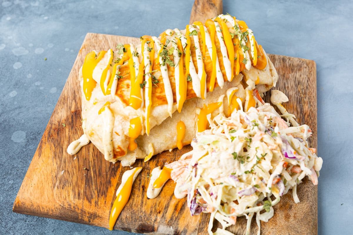 Spicy Chimichanga (The Fried Burrito) - Chilli Chicken