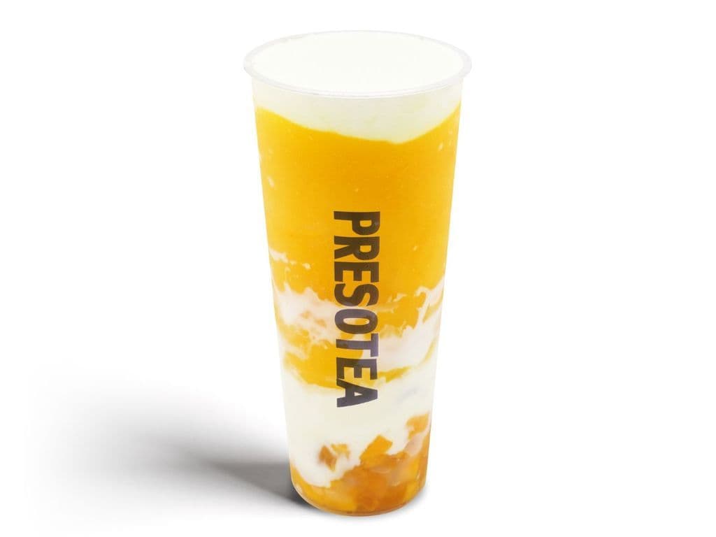 Frappé glacé mousse au fromage à la mangue et mochi / Mango Mochi Cloud