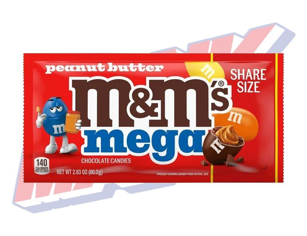 M&M's Mega Peanut Butter Share Size - 2.83oz