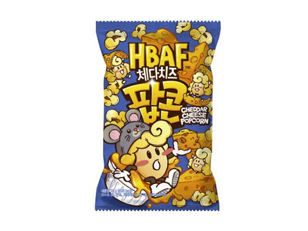 HBAF Korean Cheddar Cheese Popcorn 80g Asian Snack