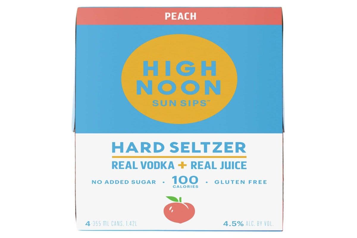 HIGH NOON PEACH 4 CANS (NEW ITEM) (4 x 355 ML)