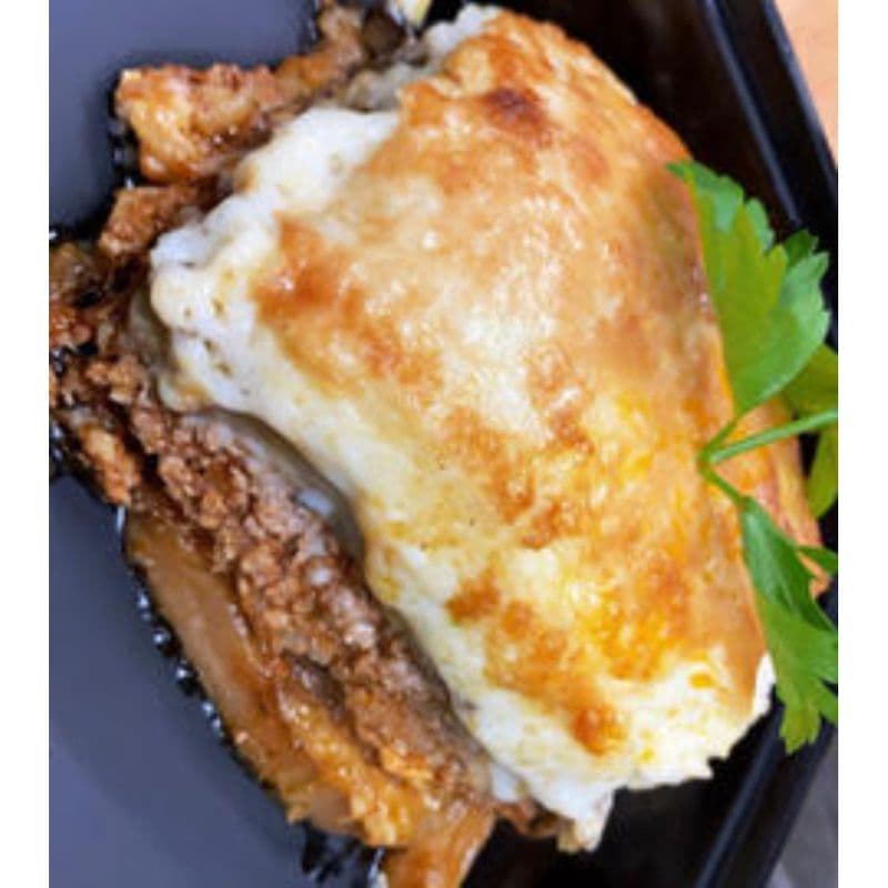 Moussaka dinner