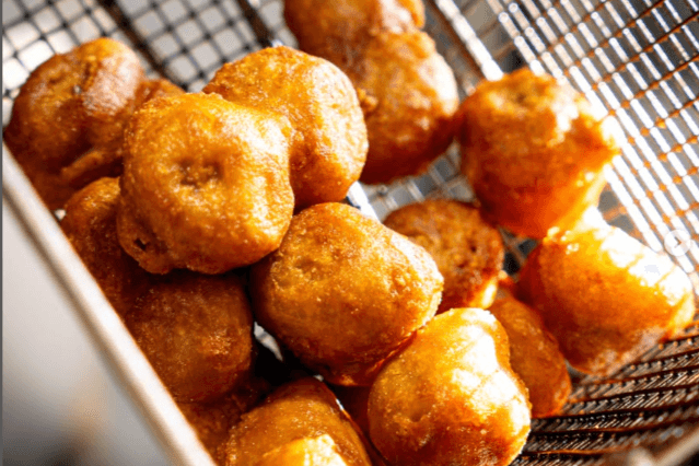 Battered Mushrooms with House Tzatziki Dip