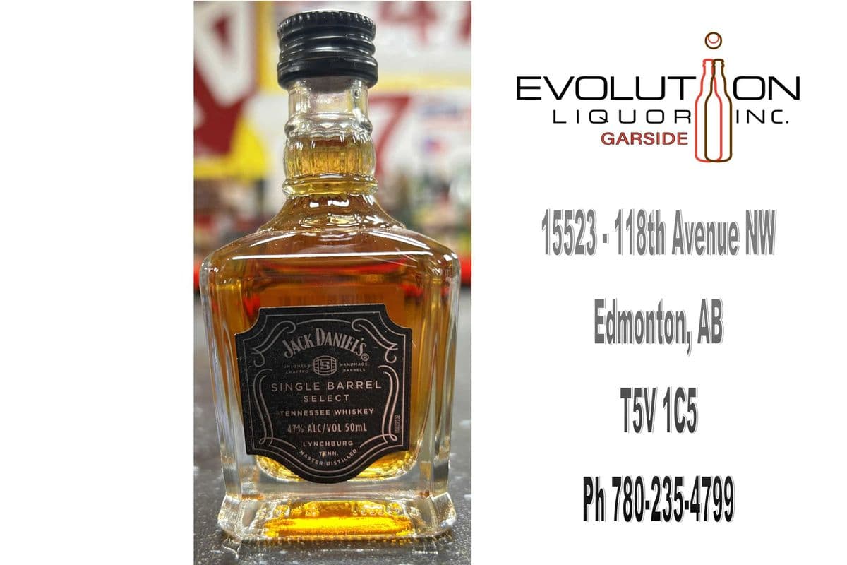 Jack Daniel's Single Barrel Select Tennessee Whiskey 0050G (1 x 50ml Glass Bottle)