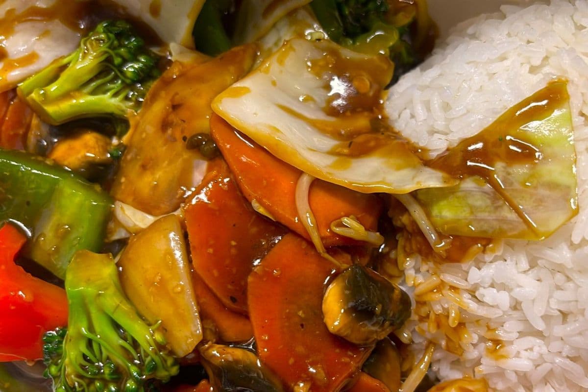 Stir Fry Vegetable with Rice