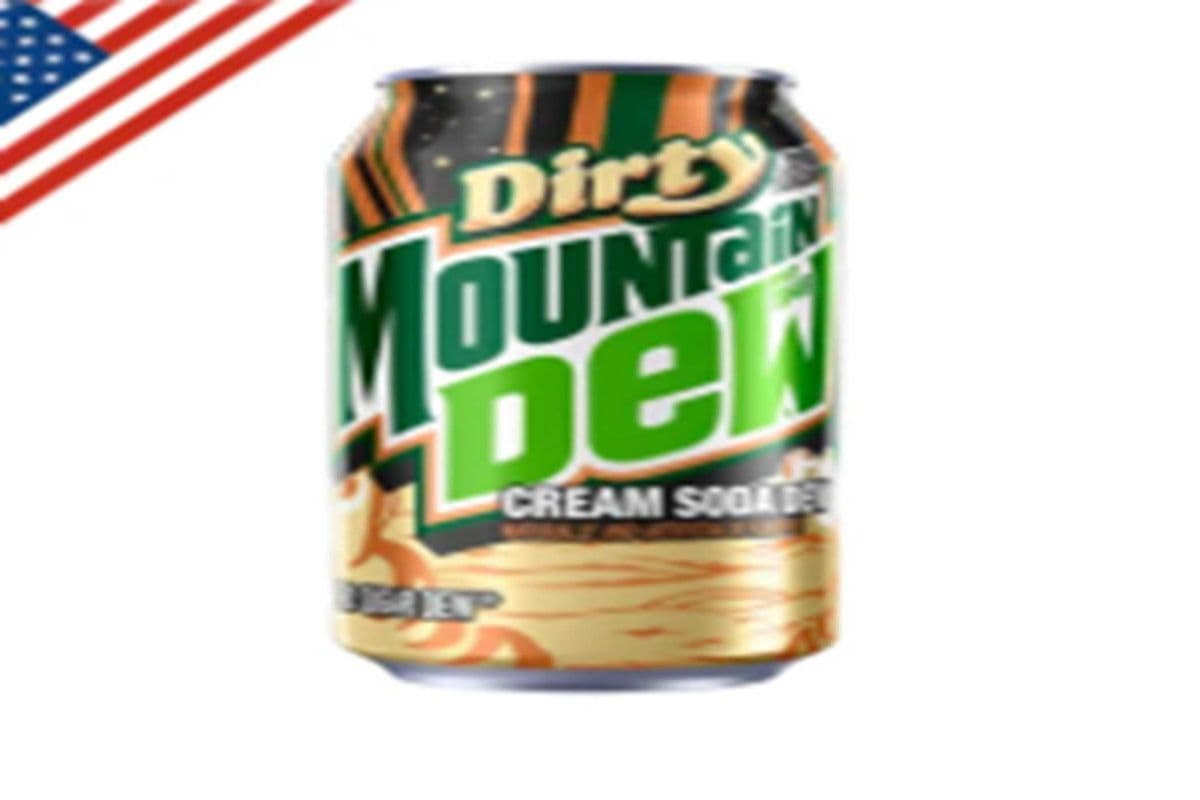 Dirty mtn dew cream soda zero sugar (355ml) (0 Cal)