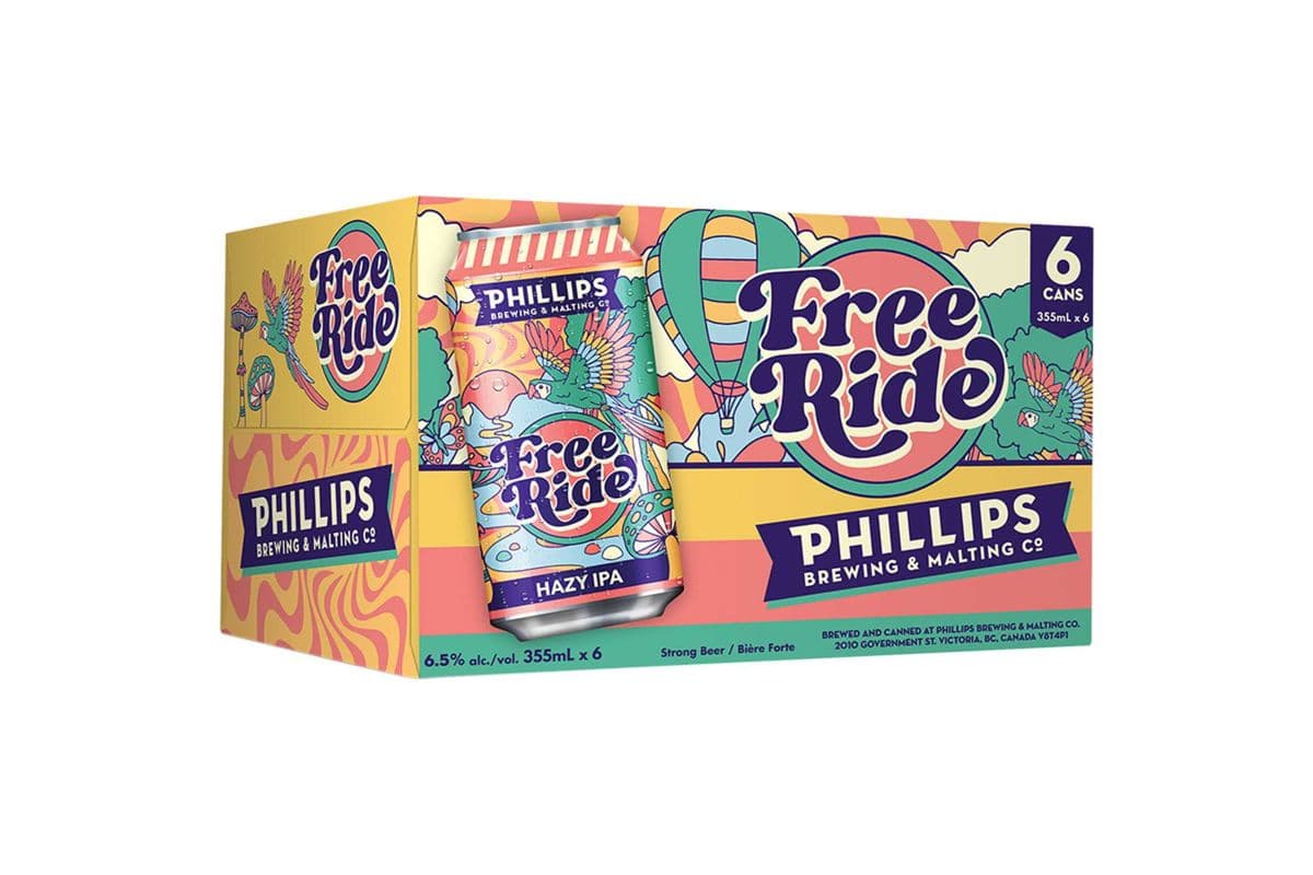 Phillips Free Ride Hazy IPA (6 x 355ml Can)