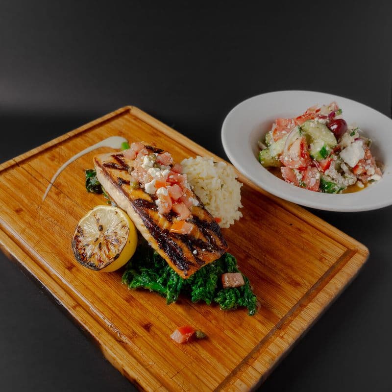 Saumon Atlantique grillé / Grilled Atlantic Salmon