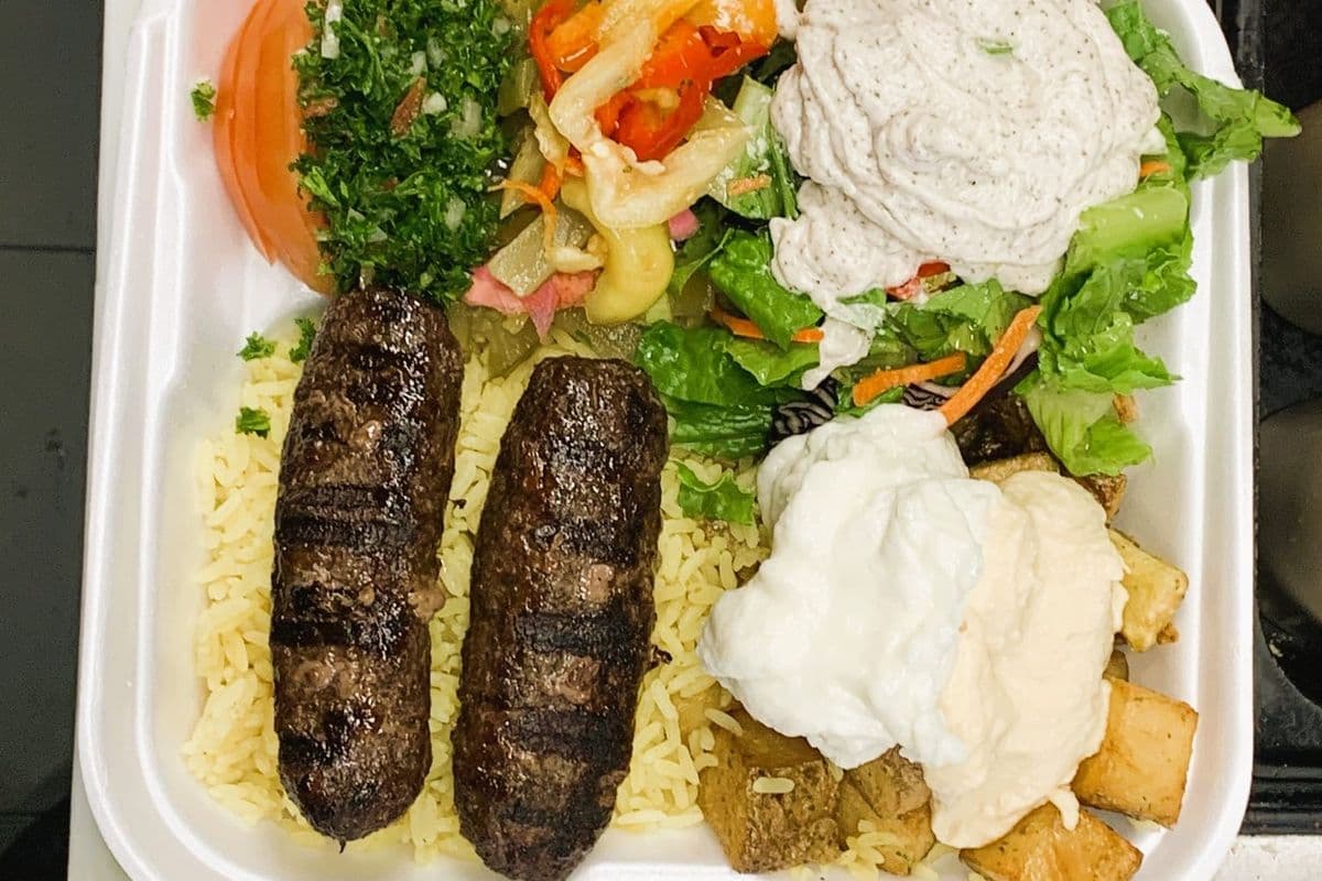 Kafta Kebab Wrap