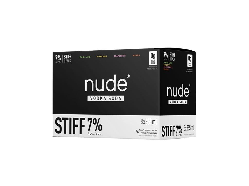 Nude Vodka Soda Stiff 7% (12x355ml)