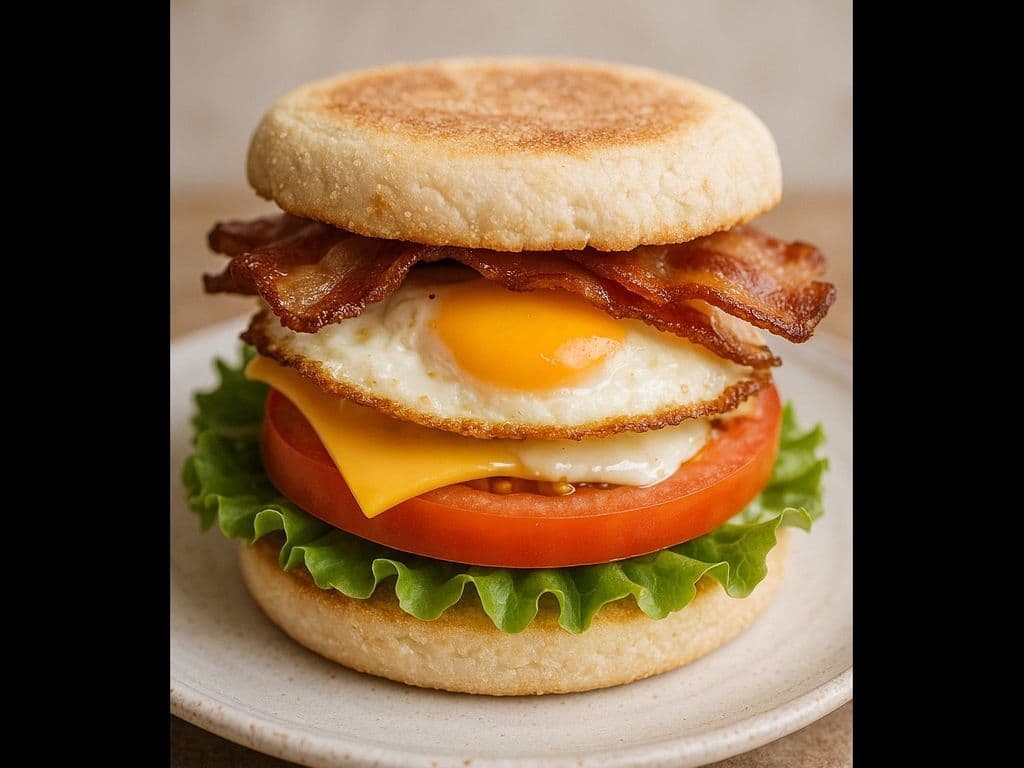 Egg, Cheese, & Bacon Sandwich