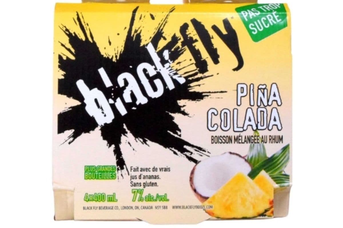 BLACK FLY RUM PINA COLADA (1 x 4x400ML)