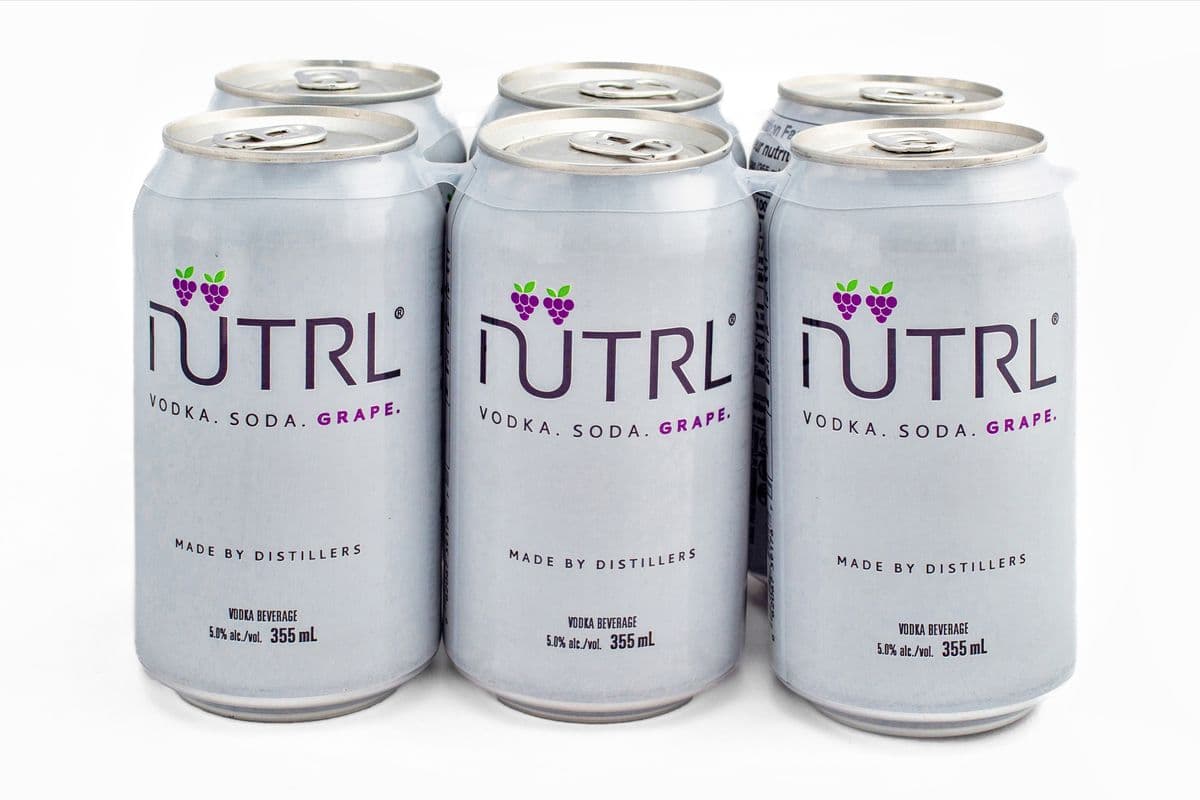 NUTRL VODKA SODA GRAPE 6CAN (1 x 6X355ML)