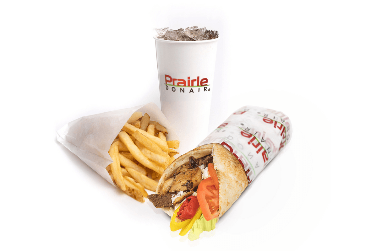 Famous Chicken and Lamb Donair Combo (G.F)