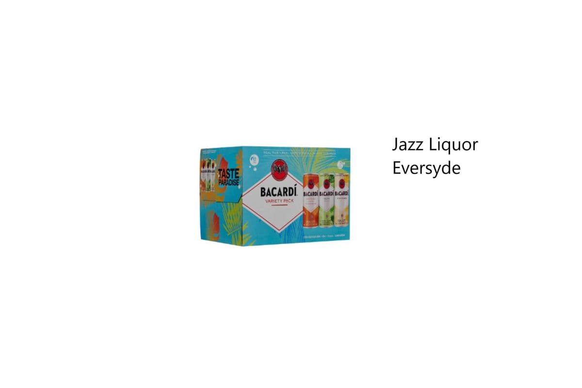 BACARDI VARIETY CANS 12PKC (1 x 355ML)
