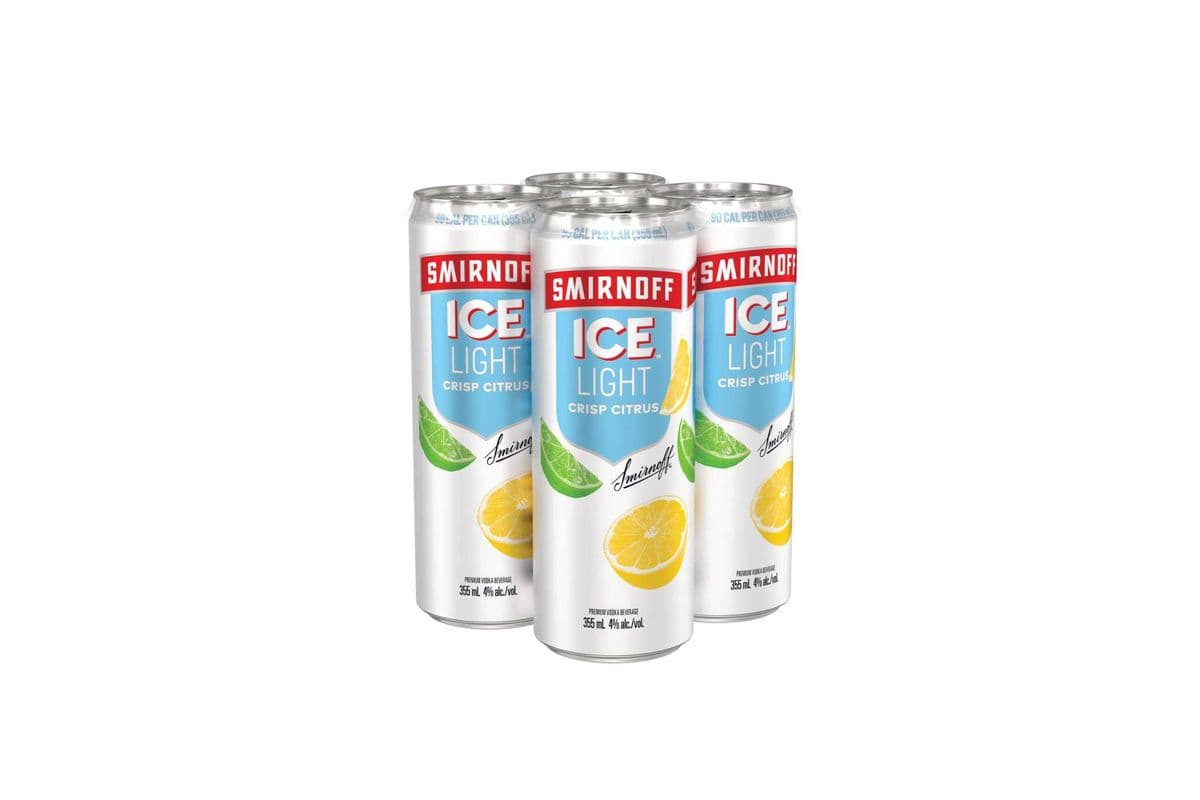 Smirnoff Ice Light Crisp Citrus (4 x 355mL)