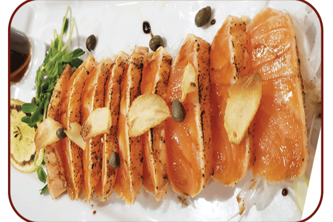 Seared Salmon Sashimi (Atlantic) - 8 pcs