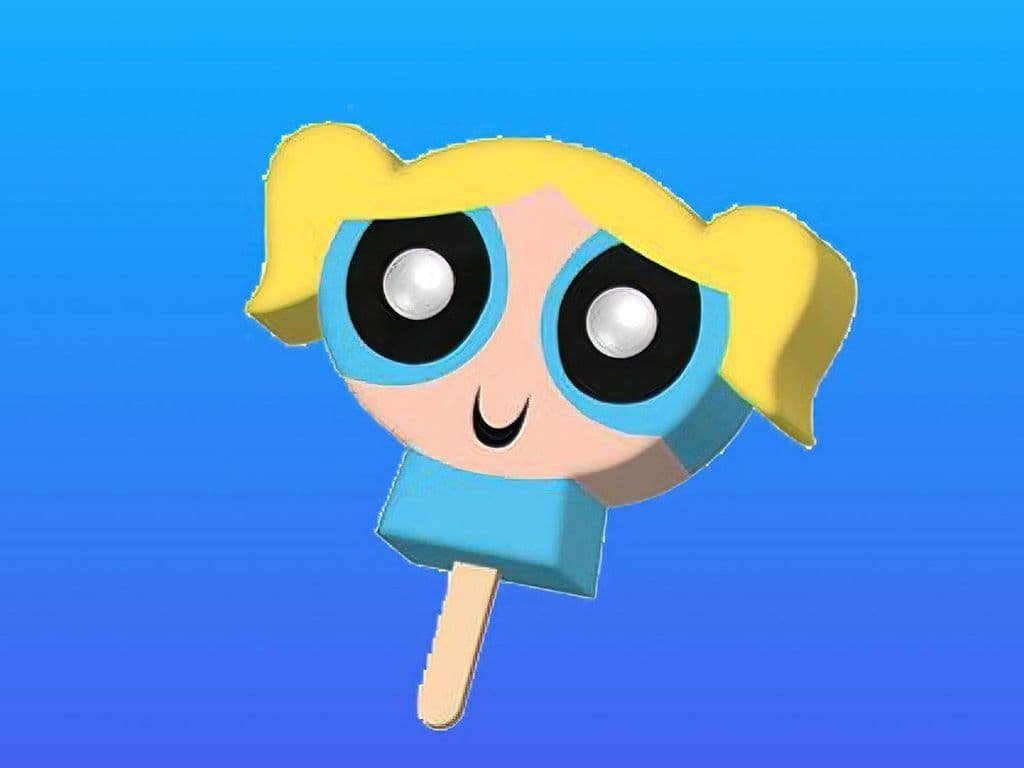 Face Pop Ice Cream - Power Puff Girls