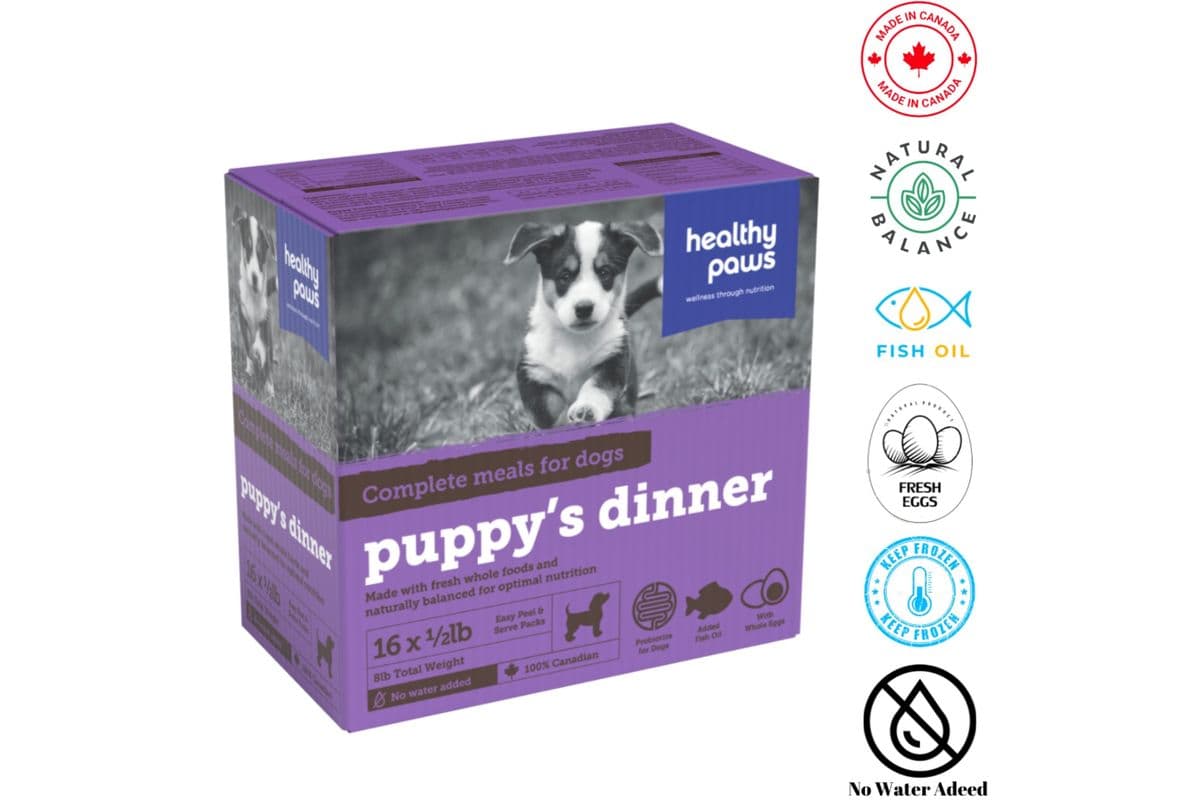 Healthy Paws - Canine Complete Puppy Dinner (0.5 lb)