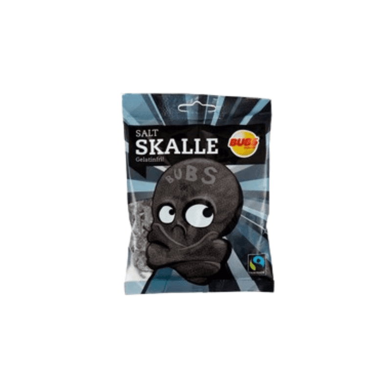 Bubs Salt Licorice Skalle - Sweden (90g)
