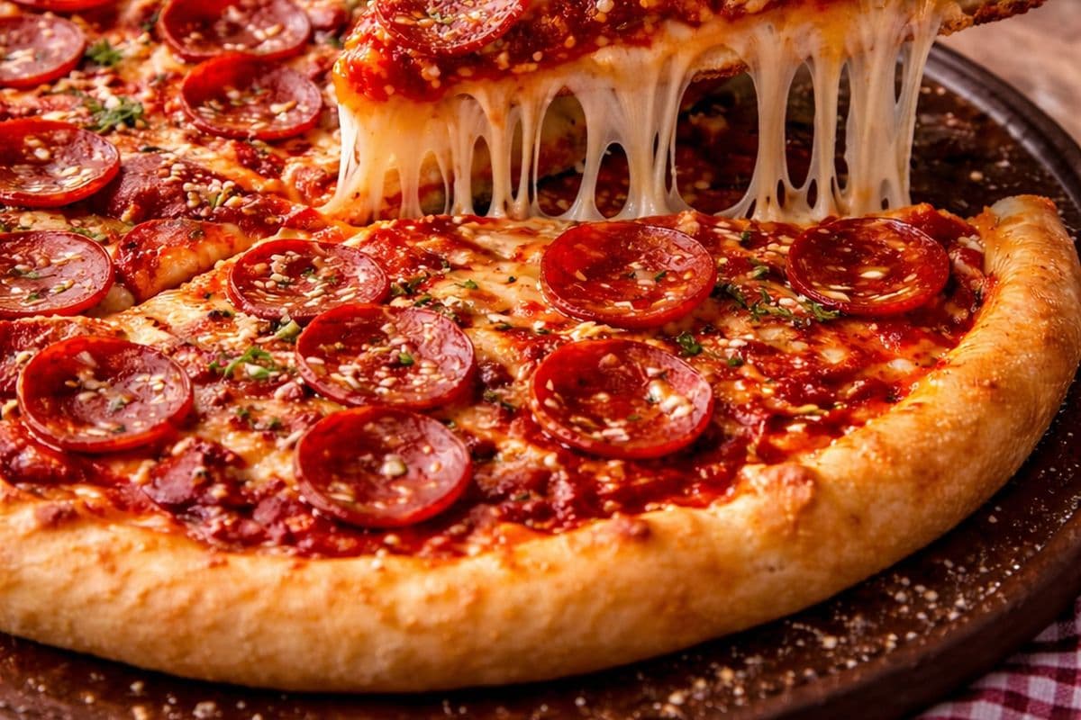 Cup n Char Supreme pepperoni (medium)