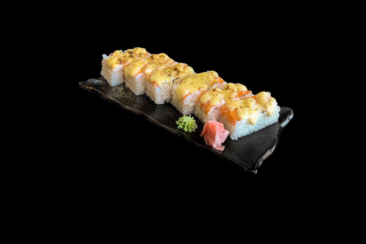 Aburi Shrimp oshi sushi