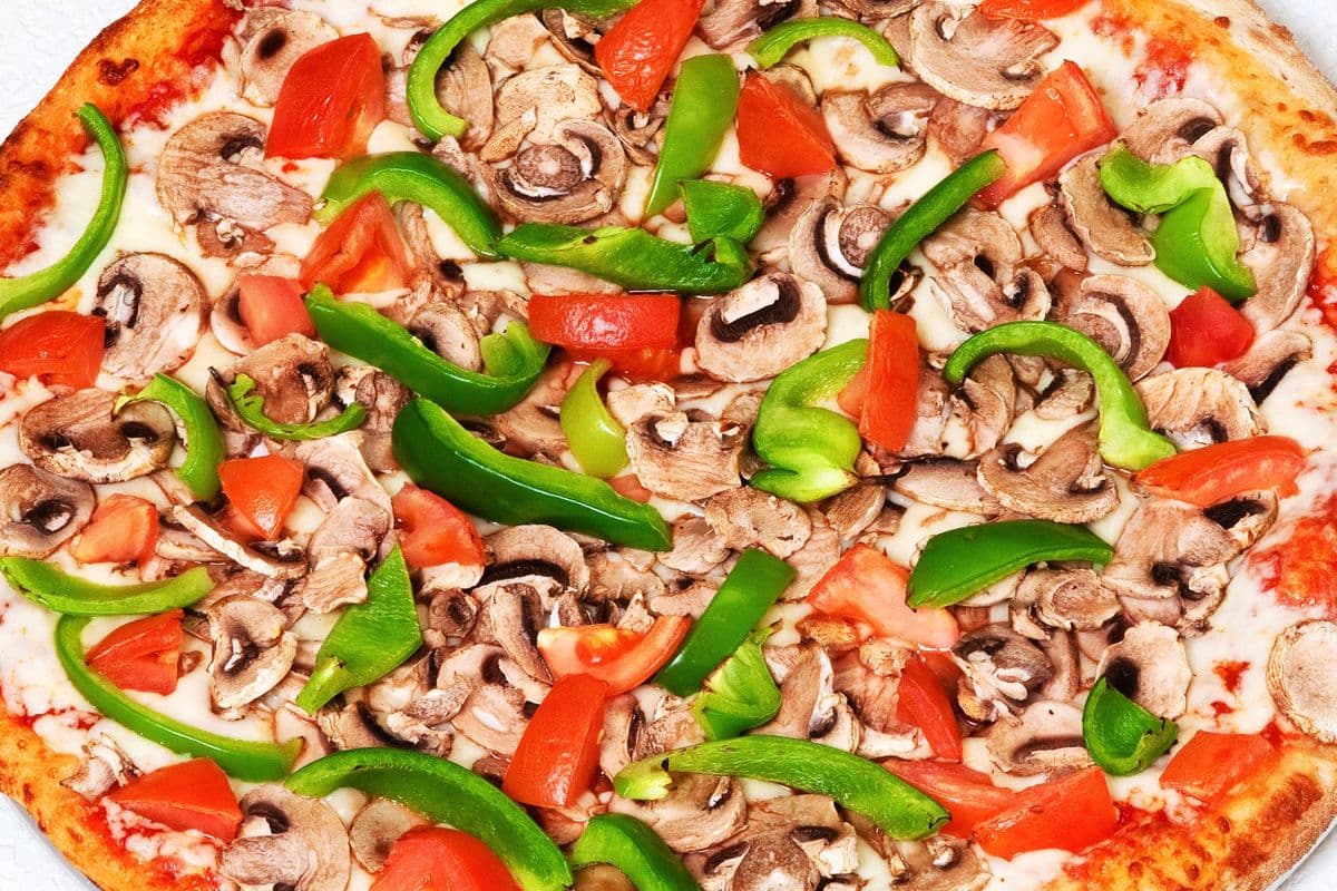 12" Medium Vegetarian Pizza