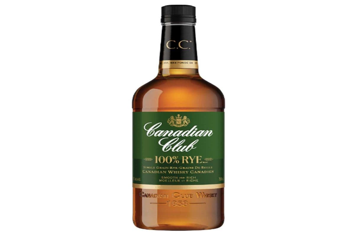 CANADIAN CLUB 100% RYE WHISKEY 750 ML (1 x 750ML)