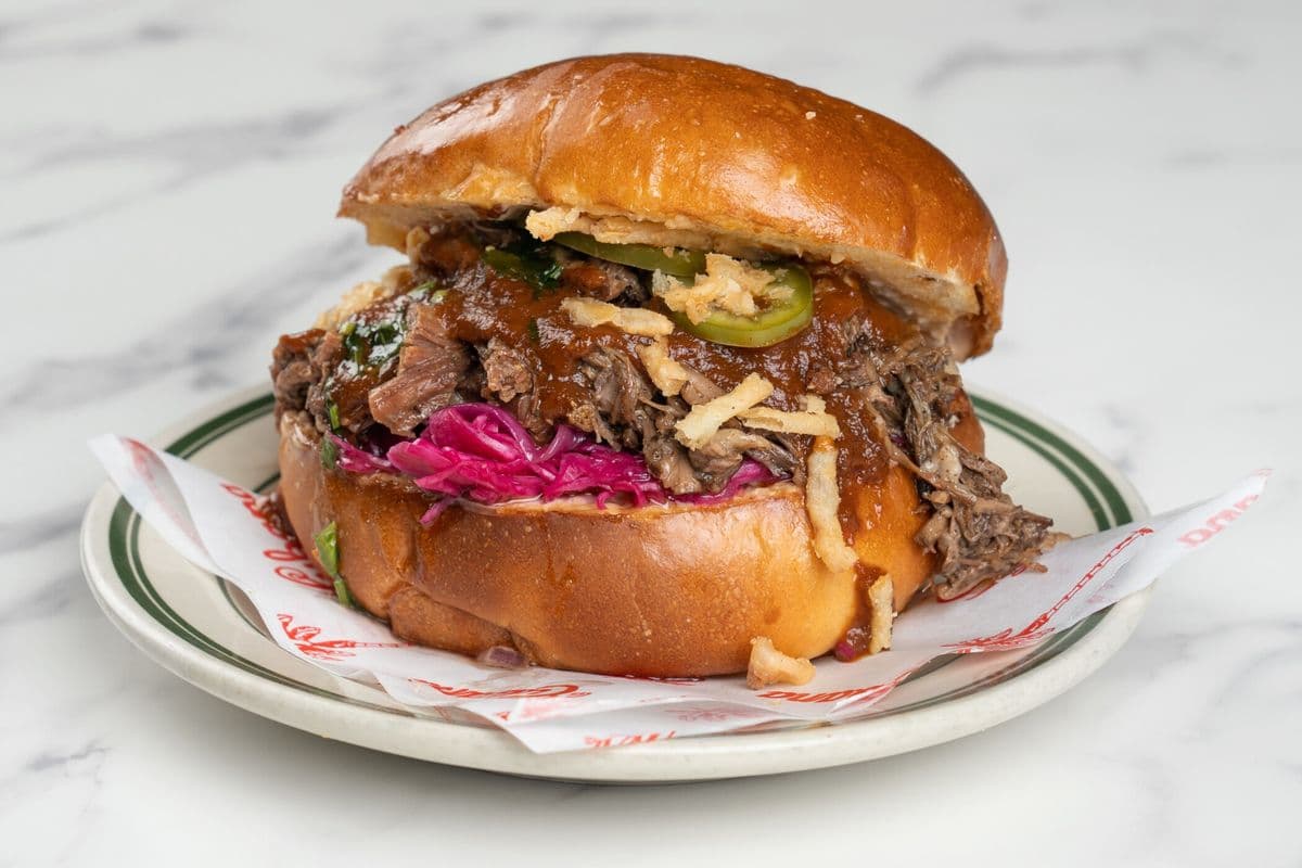 Guava BBQ Short Rib Medianoche
