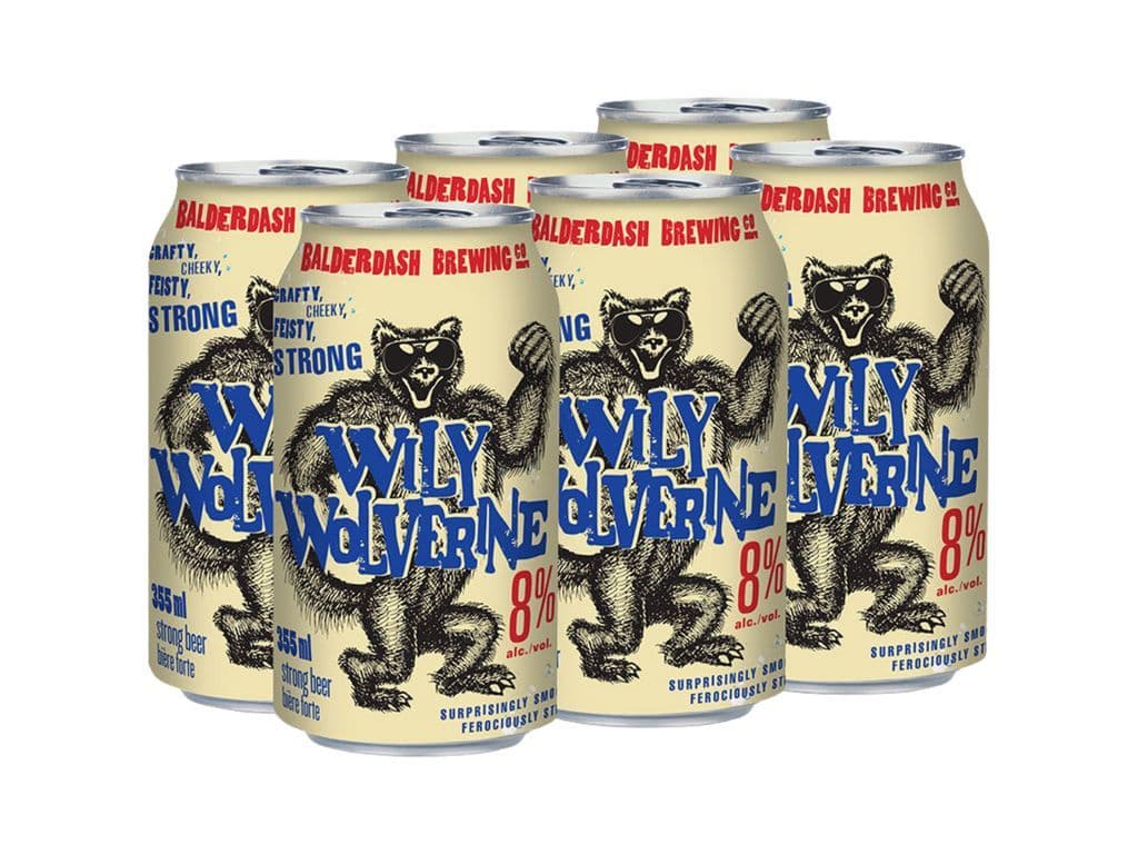 Willy Wolverine Strong Lager 6pk