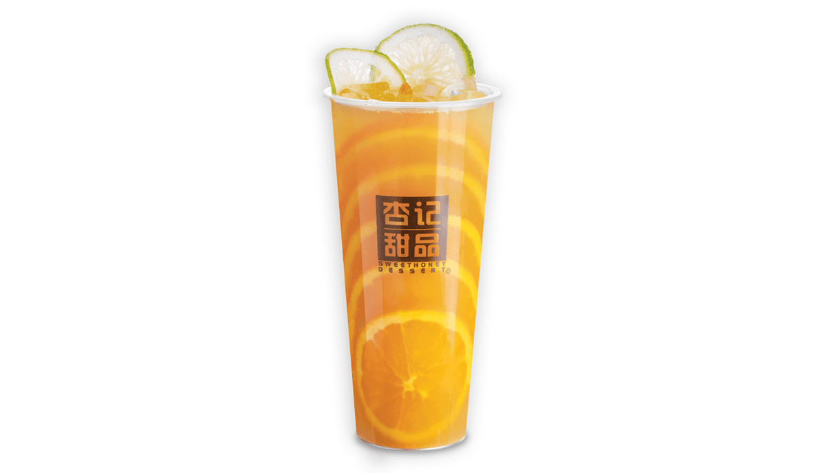 Fresh Domineer Orange Green Tea - 霸气橙子