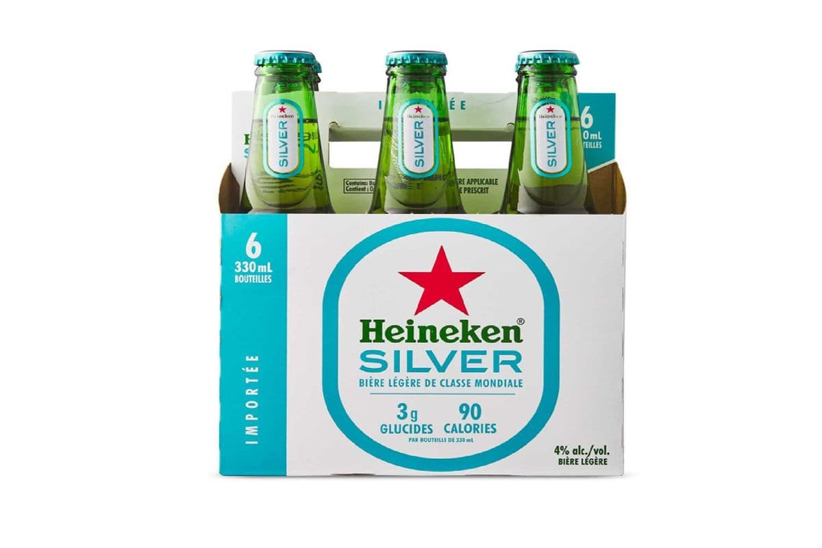 118693. HEINEKEN SILVER (6 x 330ML (BOTTLES))